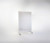 LiteMirror Glassless Mirror, Rolling Stand and Whiteboard Back Panel, 48" W x 84" H