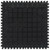M + A Hog Heaven III Modular Tile Comfort Mat Middle Tile 18" x 18" Black
