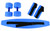 CanDo CanDo deluxe aquatic exercise kit, (jogger belt, ankle cuffs, hand bars), large, blue