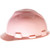 MSA V-Gard Standard Slotted Cap w Staz-On Suspension Pink