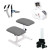 Chattanooga Traction Kit, TX Traction Unit, Quickwrap Belt, Saunders Cervical, Graphite Grey Stool