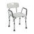 Drive Drive, Knock Down Bath Bench with Back and Padded Arms