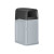 Cortech USA SafeBin Waste Container, Grey / Black