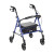 Drive Adjustable Height Rollator, 6" Casters, Blue
