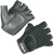 Hatch Hatch Wheelchair Gloves, Mesh Back, Leather Palm, Black, Medium, Pair