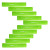 Power Systems Versa Loop, Light, Lime Green, Pack of 10