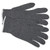 MCR Safety Regular Weight String Knit Gloves Hemmed Large Gray