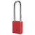 American Lock 1100 Series Anodized Aluminum Safety Padlock 3" Shackle Red