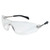 MCR Safety S22 Series Eyewear, Chorme Metal Temples, Clear Lens