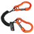 Ergodyne Squids 3166 Coiled Cable Lanyard, Black