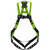Honeywell Miller H500 Industry Standard IS3 Harness, Universal, Neon Green/Black