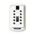 Kidde KeySafe Original Push-Button Key Box (Slimline), White (Reshipper)