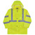 Ergodyne Glowear 8366 Lightweight Hi-Vis Class 3 Rain Jackets, Type R