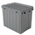 Akro-Mils Attached Lid Container 17 gal Gray Akro Mils