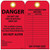 NMC "Danger Do Not Use This Scaffold" Tags Red