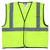 MCR Safety Luminator Class 2 Economy Solid Mesh Vest 3X-Large Lime