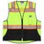 MCR Safety ANSI Class 2 Mesh Fabric Safety Vest 5X-Large Hi-Vis Lime