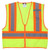 MCR Safety Luminator Class 2 Two-Tone Mesh Vest Large Lime