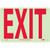 NMC Exit Sign Rigid Plastic 7" x 10"