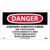 Accuform NMC OSHA "Danger Contains Asbestos Hazard Warning" Label