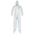 Lakeland ChemMax 2 Bound Seam Coveralls with Hood and Boots, 2X-Large, White, 12/Case