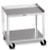 Amrex Mobile Stand - Stainless Steel - 2-shelf