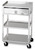 Amrex Mobile Stand - Stainless Steel - 2-shelf with drawer