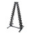 Power Systems Neoprene / Vinyl Dumbbell Vertical Rack w/Neoprene DB (Set 1-15 lb.) Prime