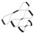 CanDo CanDo Tubing BowTie Exerciser - 3-piece set (14", 22", 30"), silver
