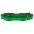 CanDo CanDo Multi-Grip Exerciser Plus, 6 Foot Exerciser, 9 Loops, Green (Medium)