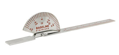 Baseline Baseline Finger Goniometer - Metal - Standard - 6 inch, 25-pack