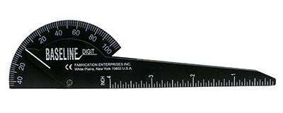 Baseline Baseline Finger Goniometer - Plastic - 1-finger Design - 6 inch