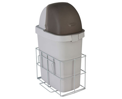 Detecto Detecto, Waste Bin with Accessory Rail for Rescue Cart