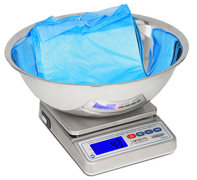 Detecto Detecto Underpad/Wet Diaper Scale, Mariner Waterproof IP67, 12-lb capacity, Underpad Bowl