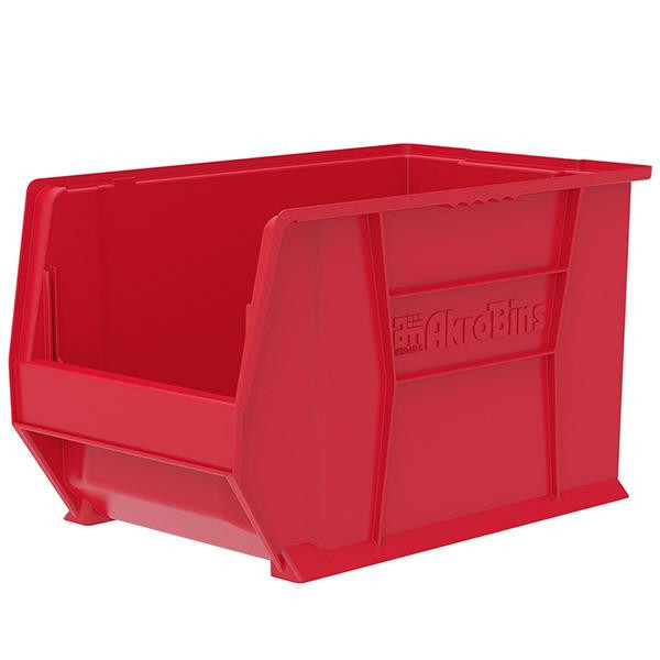 Akro-Mils AkroBins Super-Size Storage Bin Red