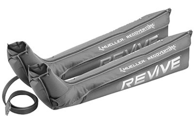 Mueller Mueller RecoveryCare REVIVE, Additional Garments, Full Leg Boot (Medium, Pair, Grey)