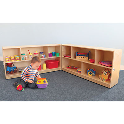 Whitney Brothers Fold And Roll Storage Cabinet, 24H