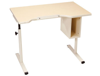 Populas Student Desk with Storage, Adjustable, 40" x 24"