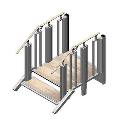 Liftup FlexStep V2 1000 2+2 steps, outdoor