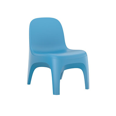 Cortech USA Endurance Crew Chair-Armless, Includes Bolt Down Kit, Slate Blue