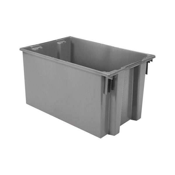 Akro-Mils Nest & Stack Totes Gray