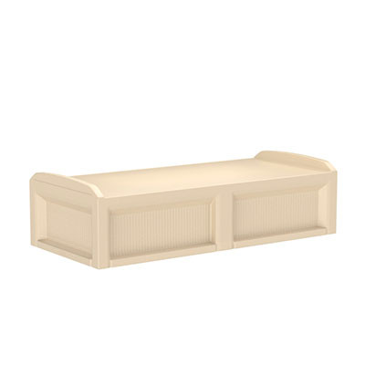 Cortech USA Solstice Bed with 3 Doors, Sand