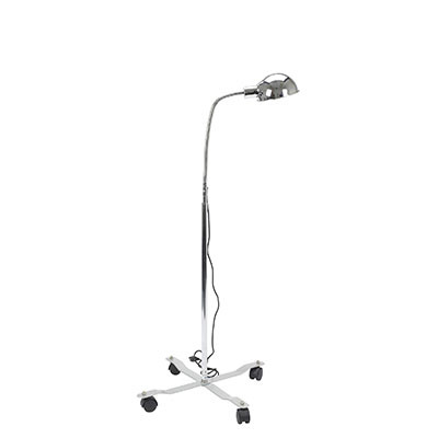 Generic Gooseneck exam lamp, mobile base, 3-prong plug
