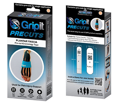 Strapit Strapit Precut, Plantar Fasciitis, Tan