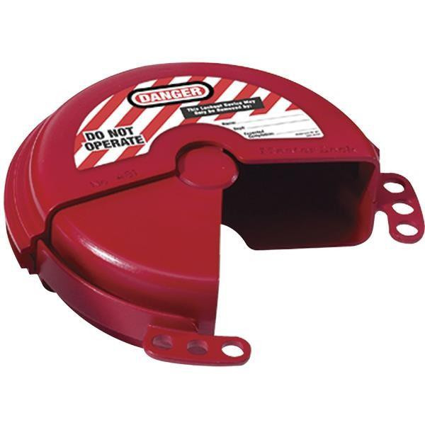 Master Lock Rotating Gate Valve Lockout 2"-5" Dia Red