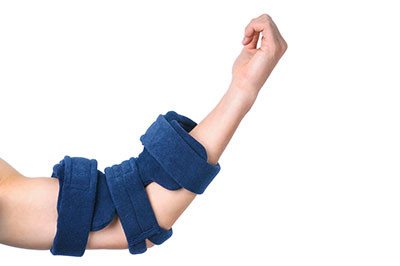 Comfy Splints Comfyprene Elbow Splint Orthosis, Pediatric, Medium, Navy