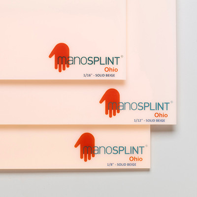 Manosplint Manosplint Ohio Solid Beige 1/16" x 12" x 18" Solid Beige, 1 sheet