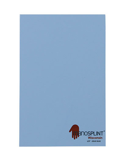 Manosplint Manosplint Wisconsin Solid 1/8" x 12" x 18" Solid Blue, case of 8
