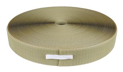 FabLife 1-1/2" hook material, 25 yard dispenser box, tan