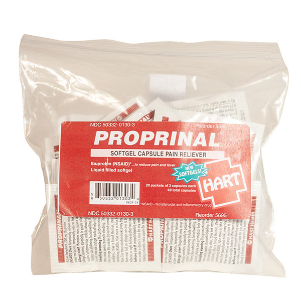 HART Health Proprinal Softgel Pain Reliever, 40/Bag
